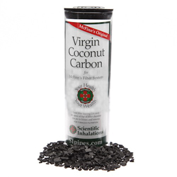 McFinns Activated Virgin Coconut Carbon Filter Material Vaporizer accessory, vapor, Scientific Inhalations