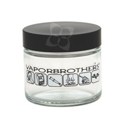 420 Science Screw Top Glass Jar - Weatherman Vaporbrothers, Herb Jar, Glass Jar, 420 Science