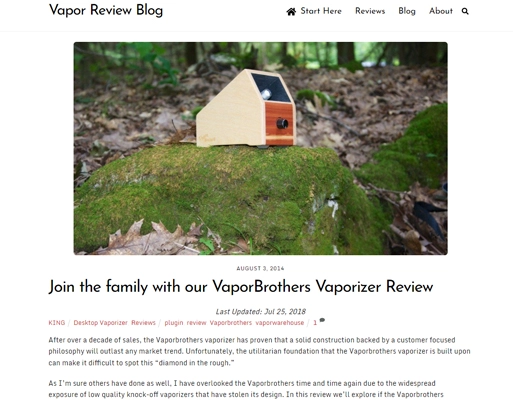 Vapor Review Blog