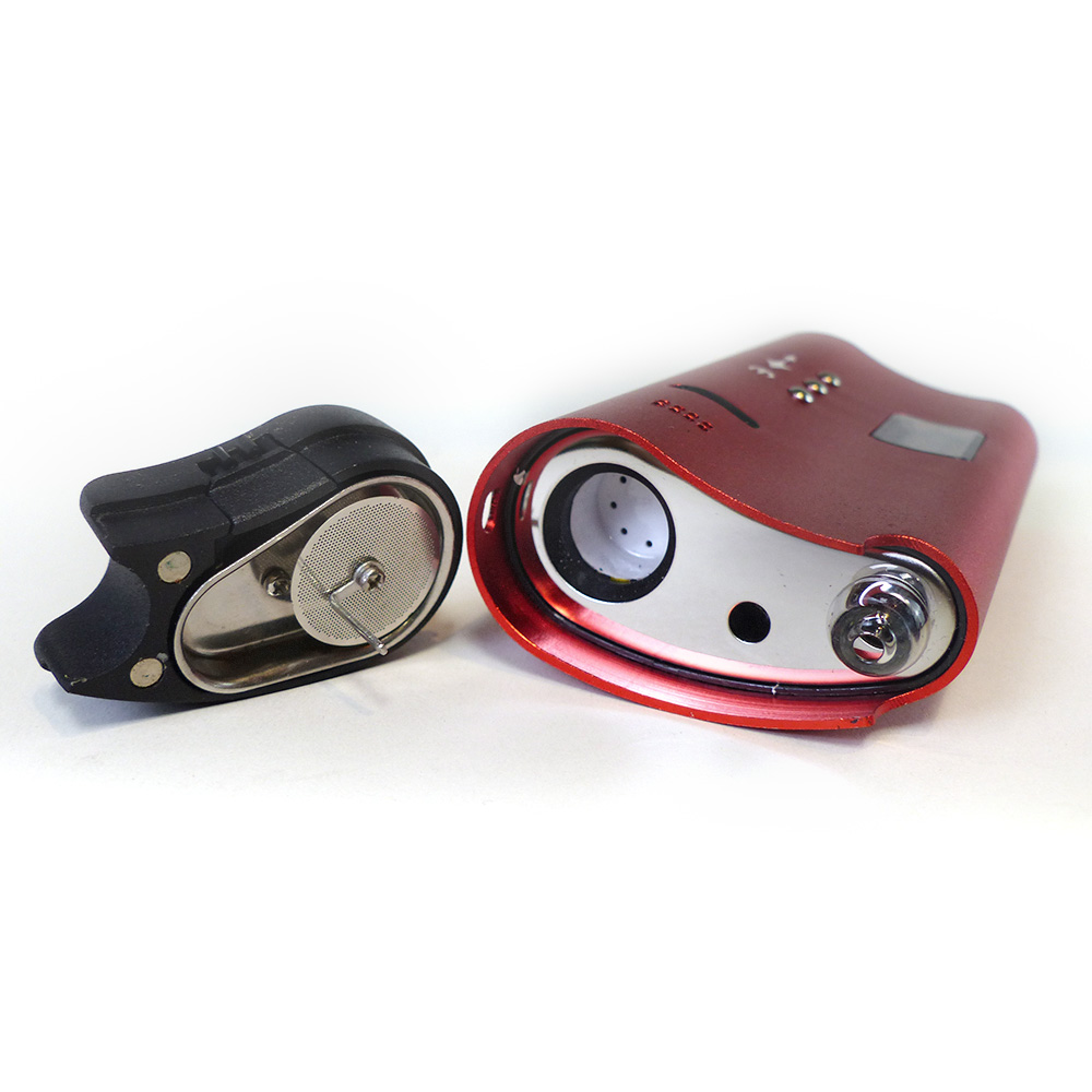 SSV SideKick V1 Portable Vaporizer for Herbs and Oils with Extra Batteries - 9412-SKPV-RED