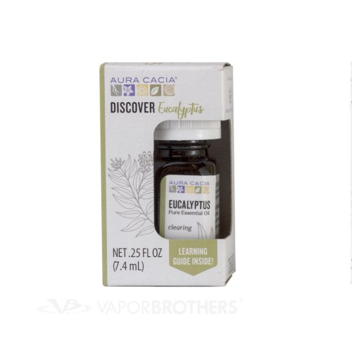 Aura Cacia Discover Eucalyptus Essential Oil (Eucalyptus globulus) .25 fl. oz. eucalyptus essential oil