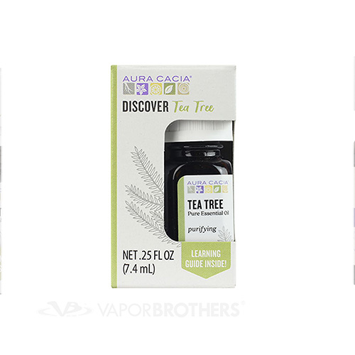 Aura Cacia Tea Tree Essential Oil  - 0.25 to 2 fl. Oz. - Certified Organic