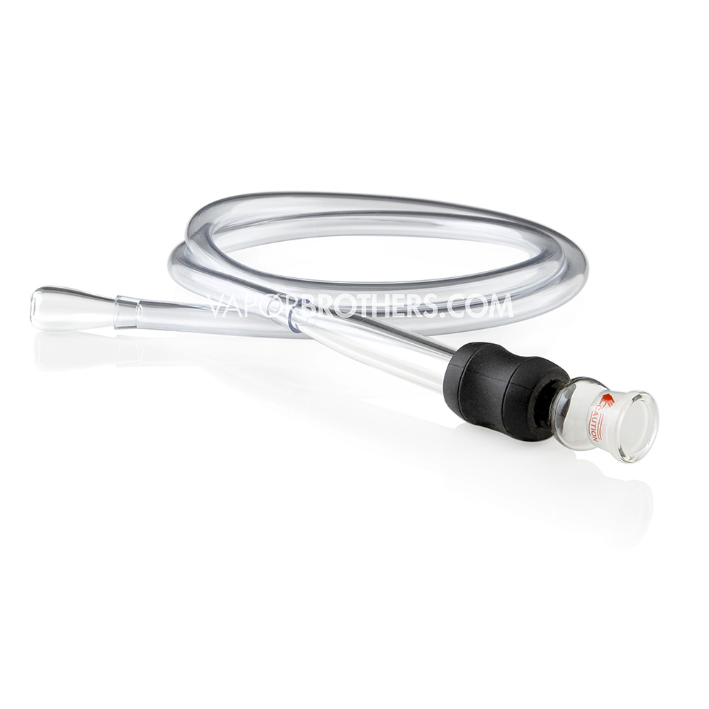 Vaporbrothers EZ Change Whip - Hands Free - Glass - With Black Grip and Clear Tube